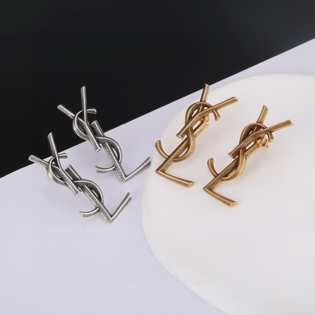 [TOP] Yves Saint Laurent YSL Earrings - 2 Colors
