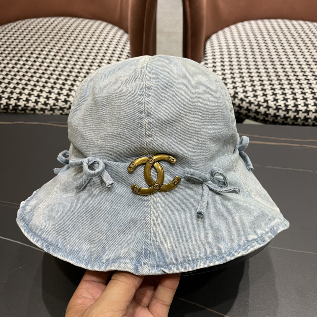 [TOP] CHANEL Cowboy Fisherman Hat - 3 Colour