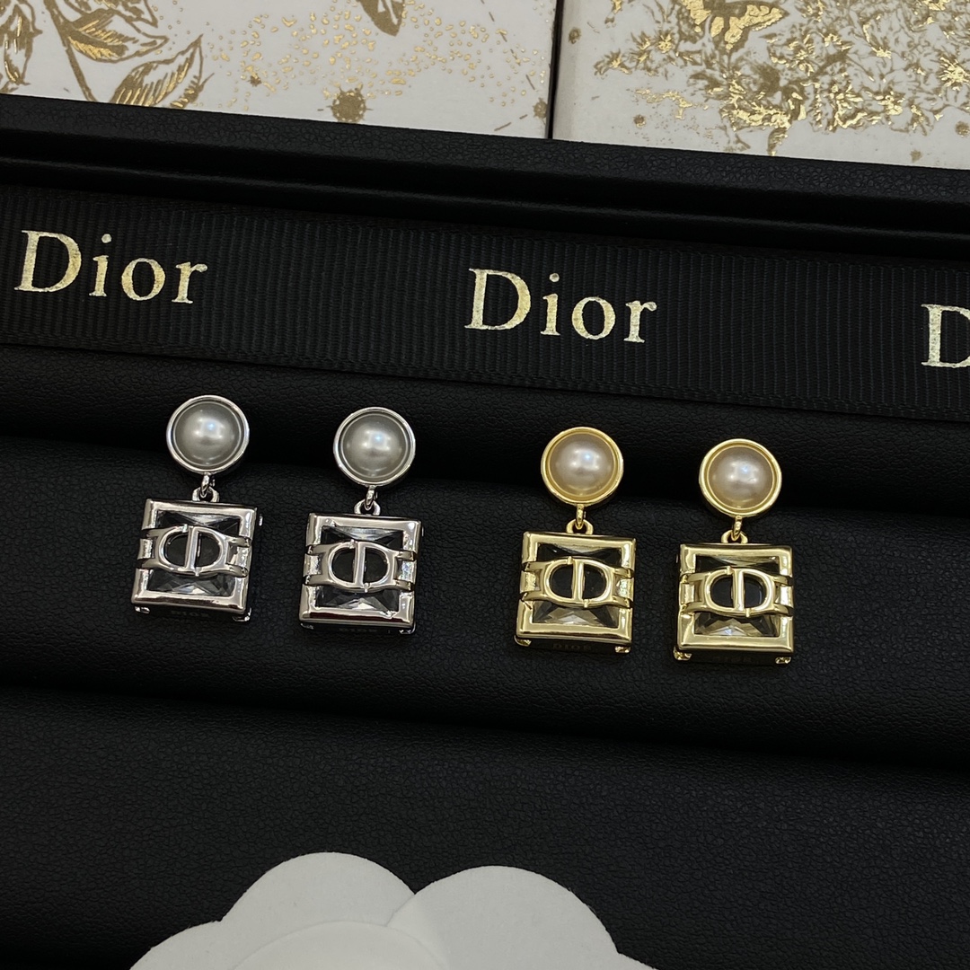 [TOP] Christian Dior Earrings-2 Colors