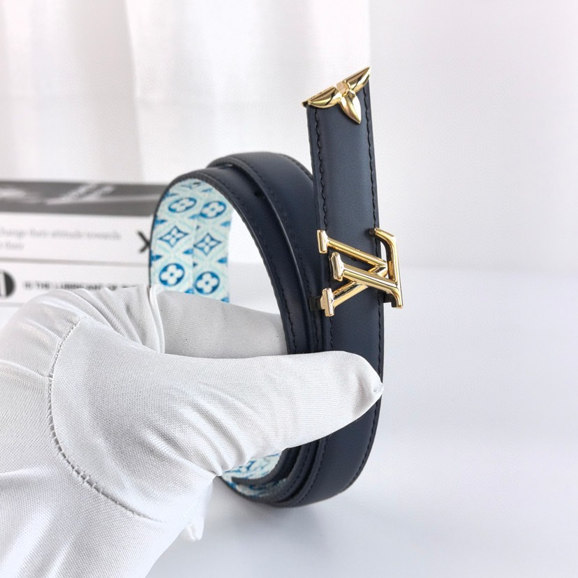 [TOP] Louis Vuitton LV Double Sided Waistbandt - 2.0CM