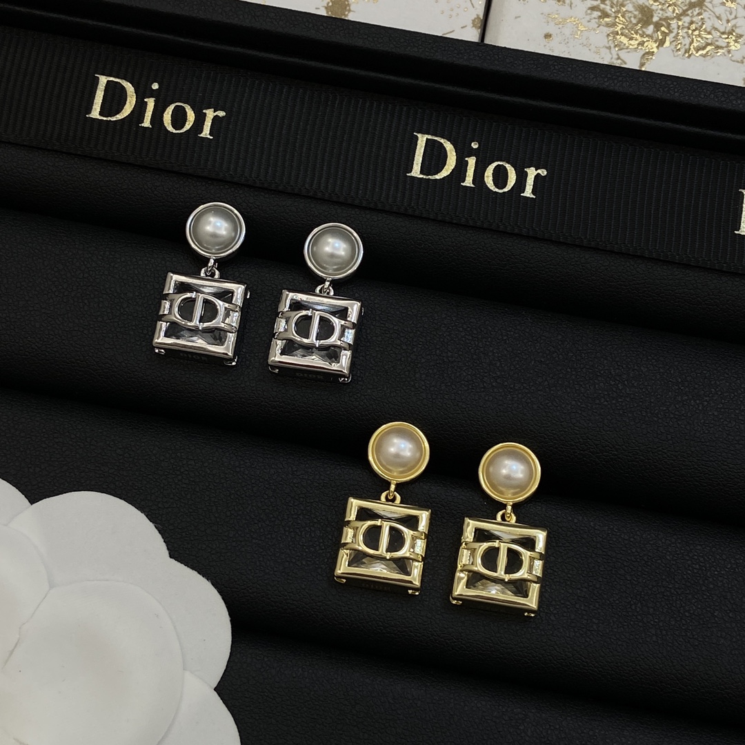 [TOP] Christian Dior Earrings-2 Colors