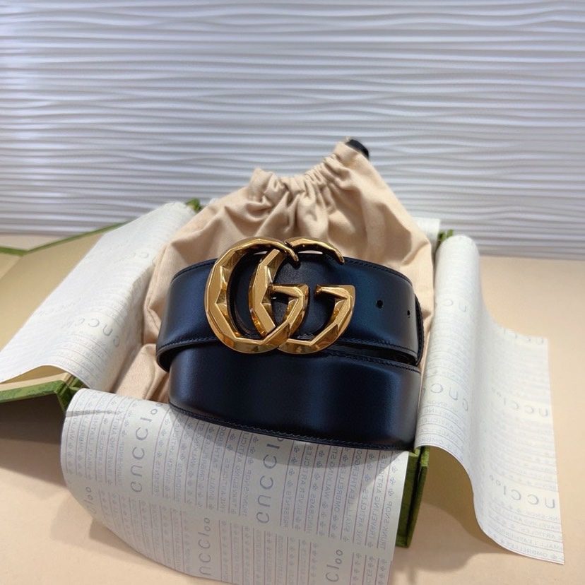 [TOP] GUCCI Classic Belt - Black