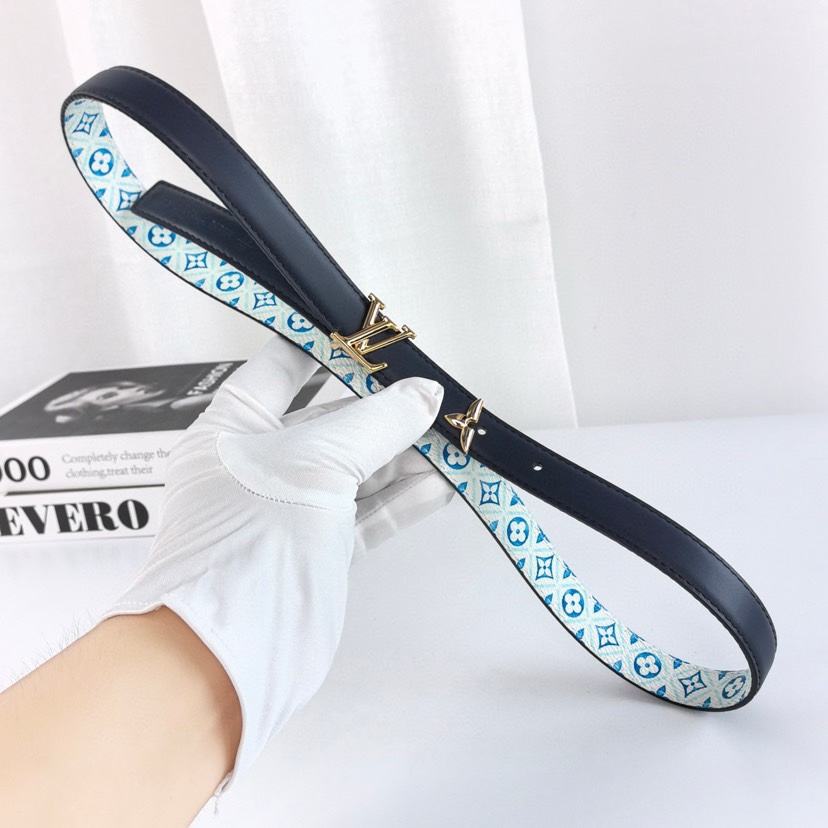 [TOP] Louis Vuitton LV Double Sided Waistbandt - 2.0CM