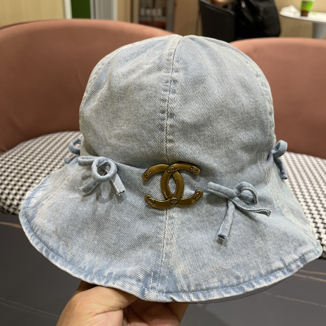 [TOP] CHANEL Cowboy Fisherman Hat - 3 Colour