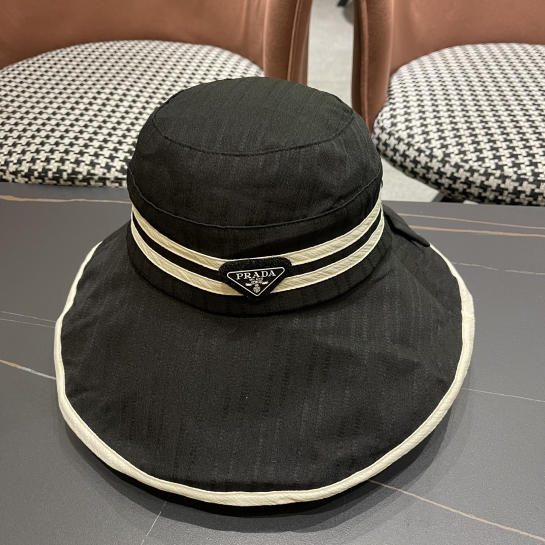 [TOP] PRADA Sunscreen Fisherman's Hat - 2 Colors