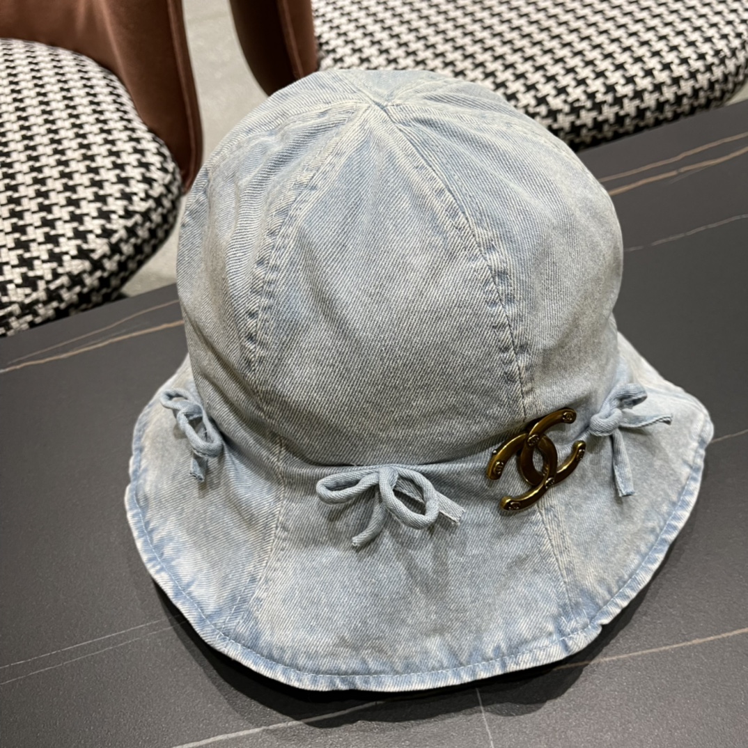[TOP] CHANEL Cowboy Fisherman Hat - 3 Colour