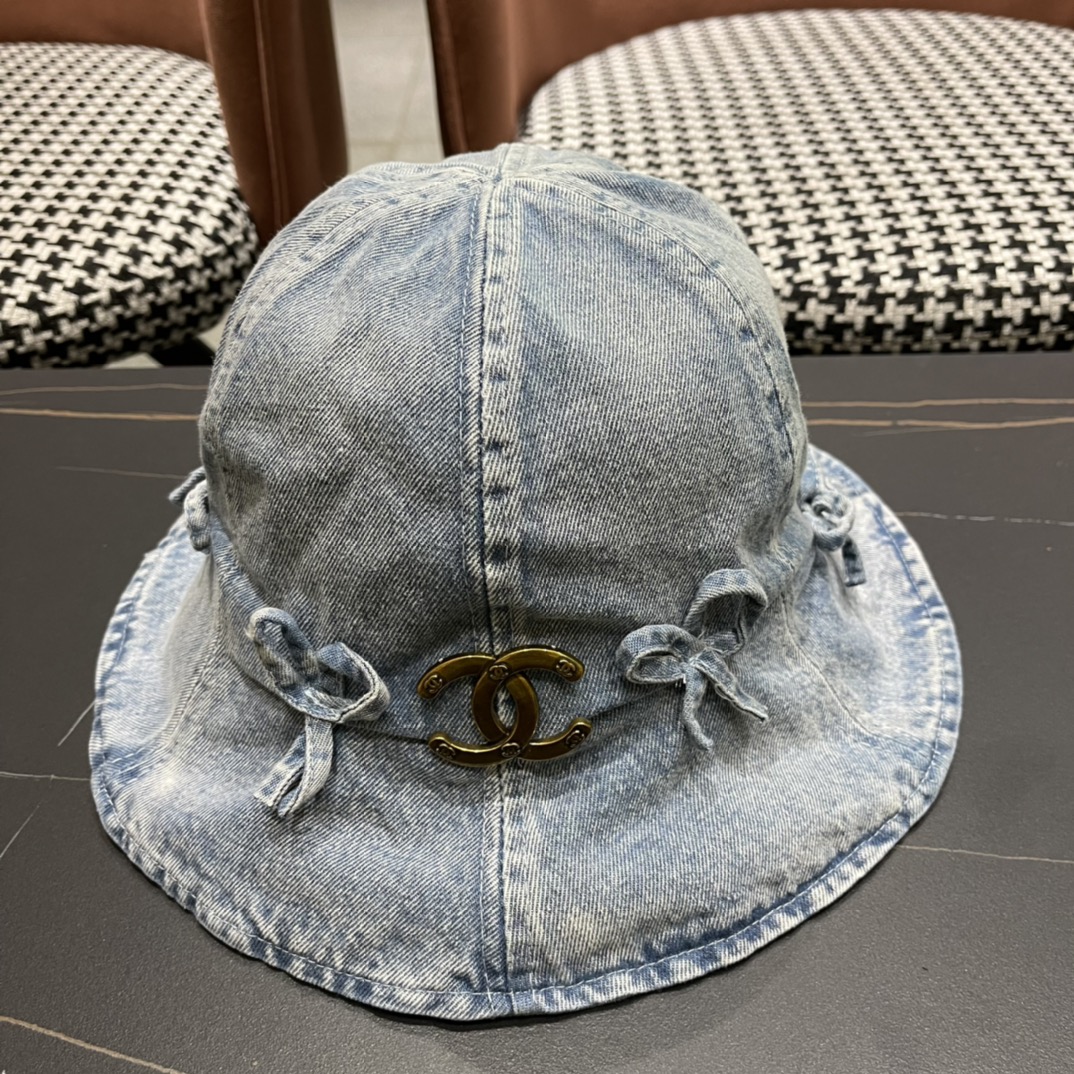 [TOP] CHANEL Cowboy Fisherman Hat - 3 Colour