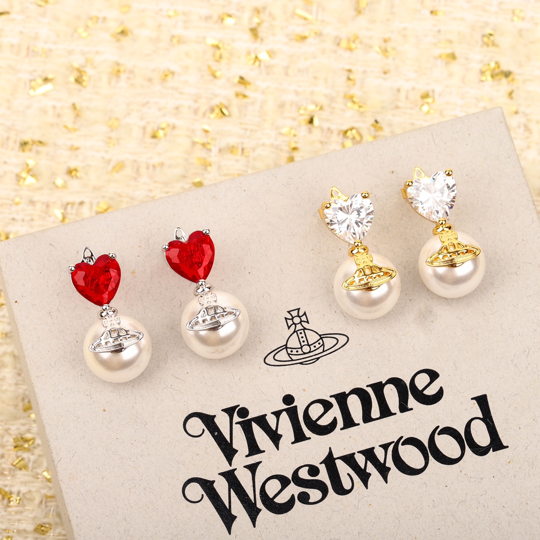 [TOP] Vivienne Westwood Saturn Earrings