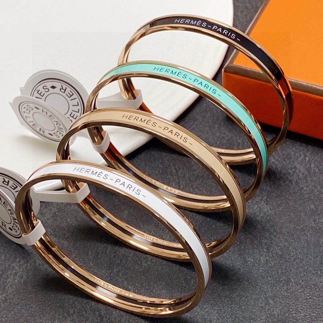 [TOP] HERMES Bracelet-4 Colors