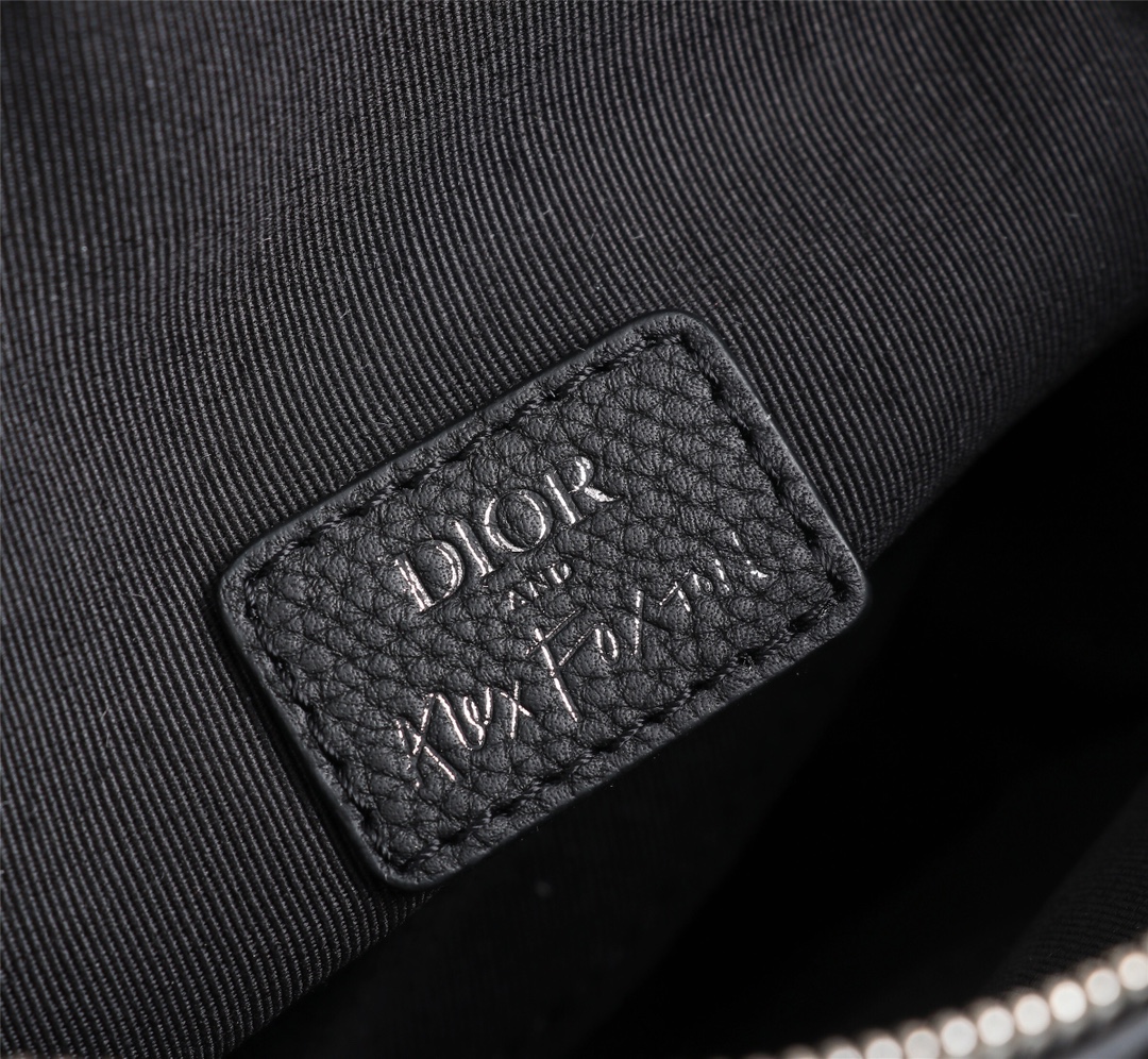 [TOP] Christian Dior Men's SADDLE Men's Crossbody Bag/Chest Bag 20x28.6x5cm - Black