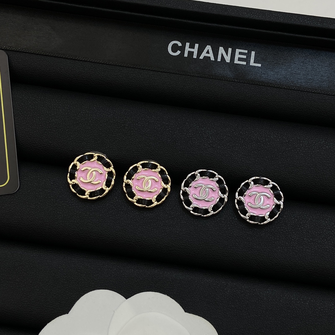 [TOP] CHANEL  CC Earrings-2 Colors