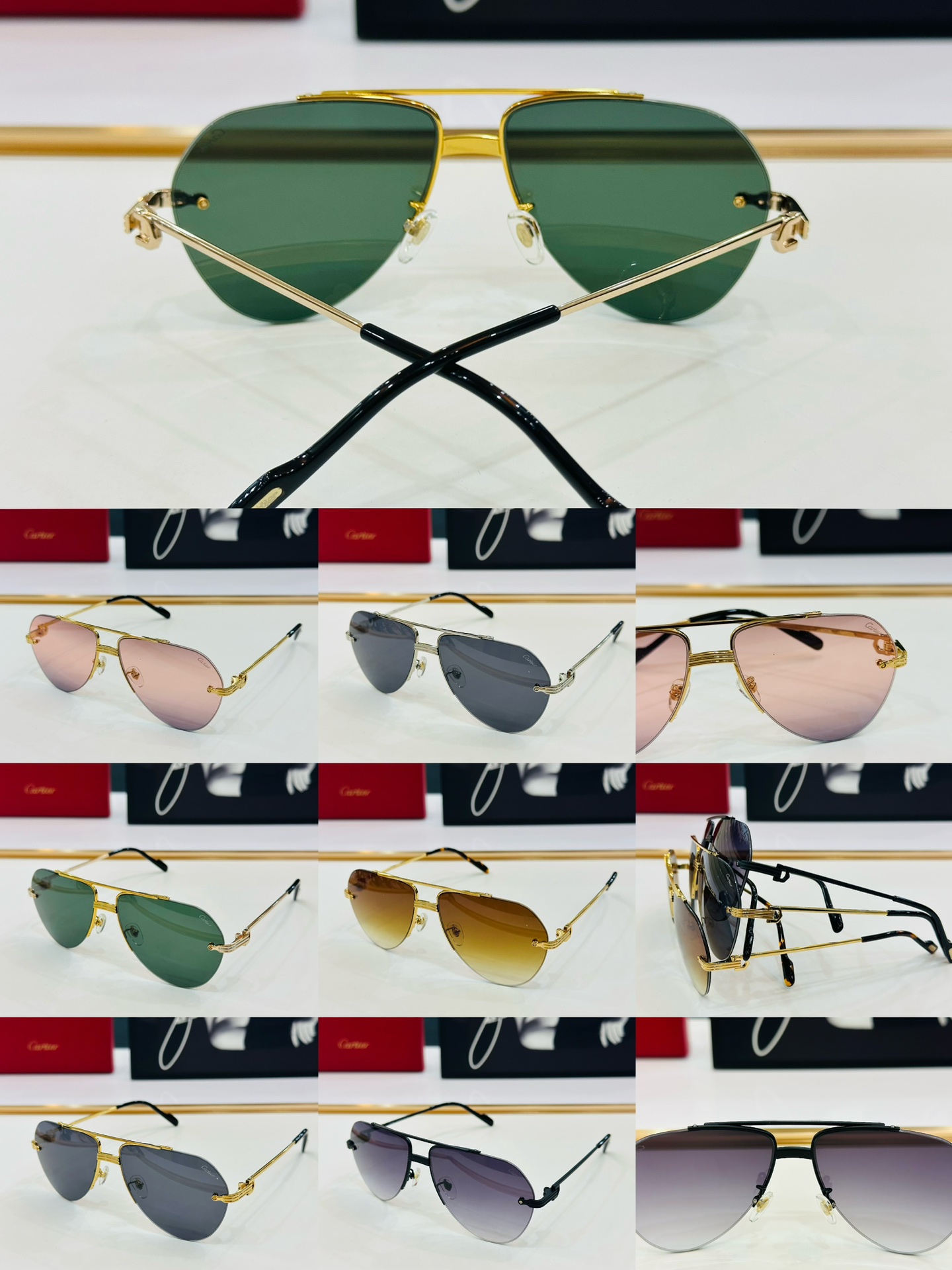[TOP] Cartier Sunglasses - 6 Color