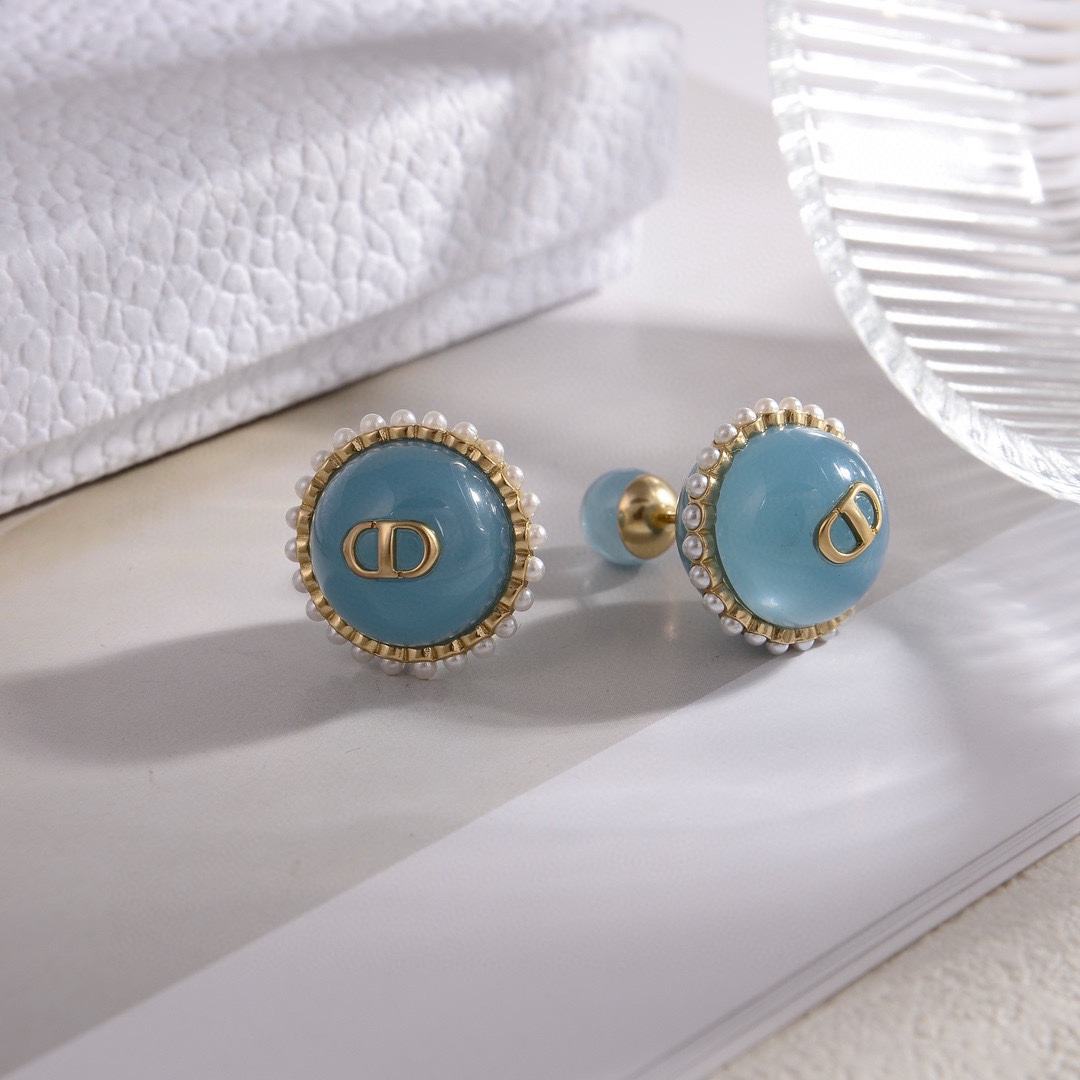 [TOP] Christian Dior Earrings-4 Colors