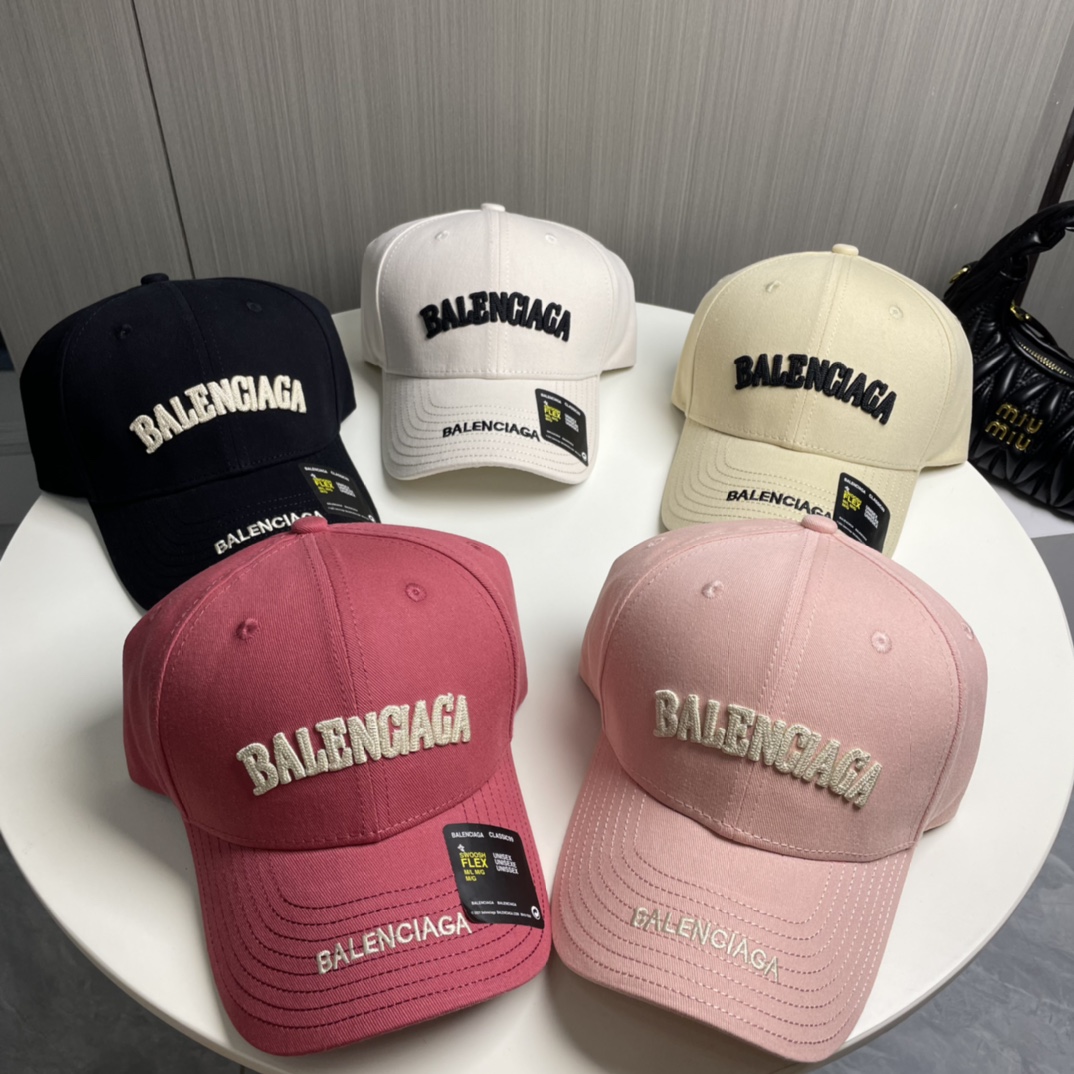 [TOP] BALENCIAGA Baseball Cap - 5 Colors