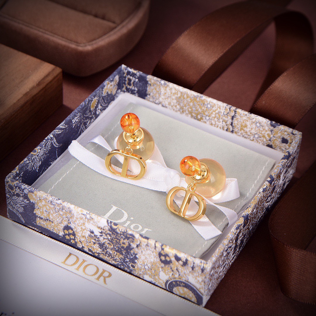 [TOP] Christian Dior Earrings-2 Colors
