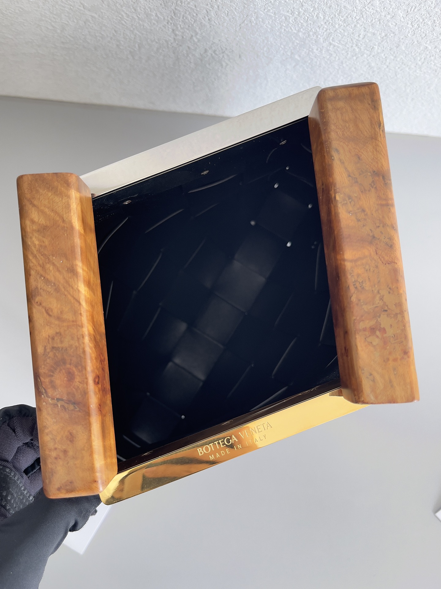 [TOP] Bottega Veneta BV Woven Sheepskin Bag