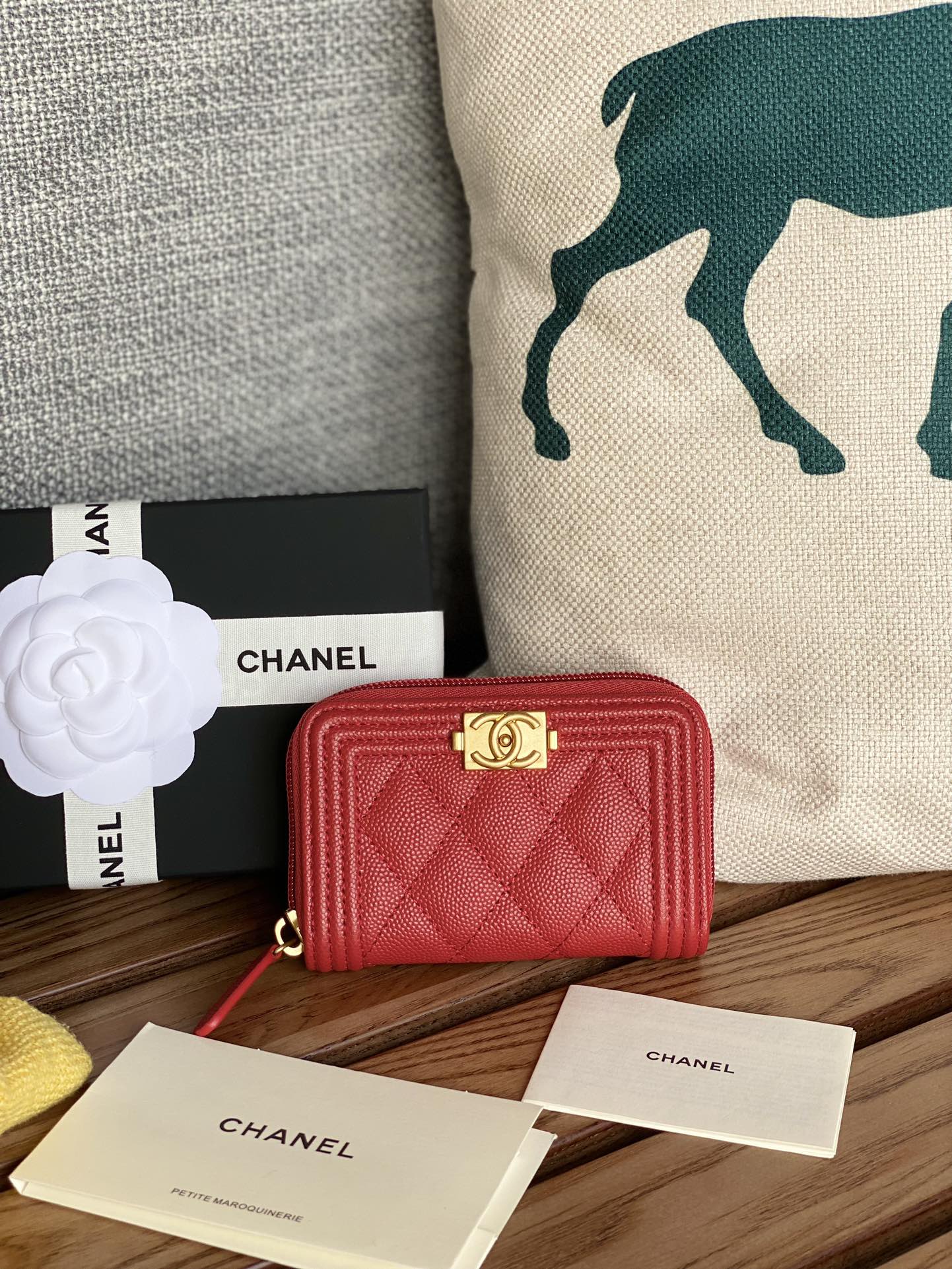[TOP] CHANEL Wallet 11x7.5cm - 4 Colour
