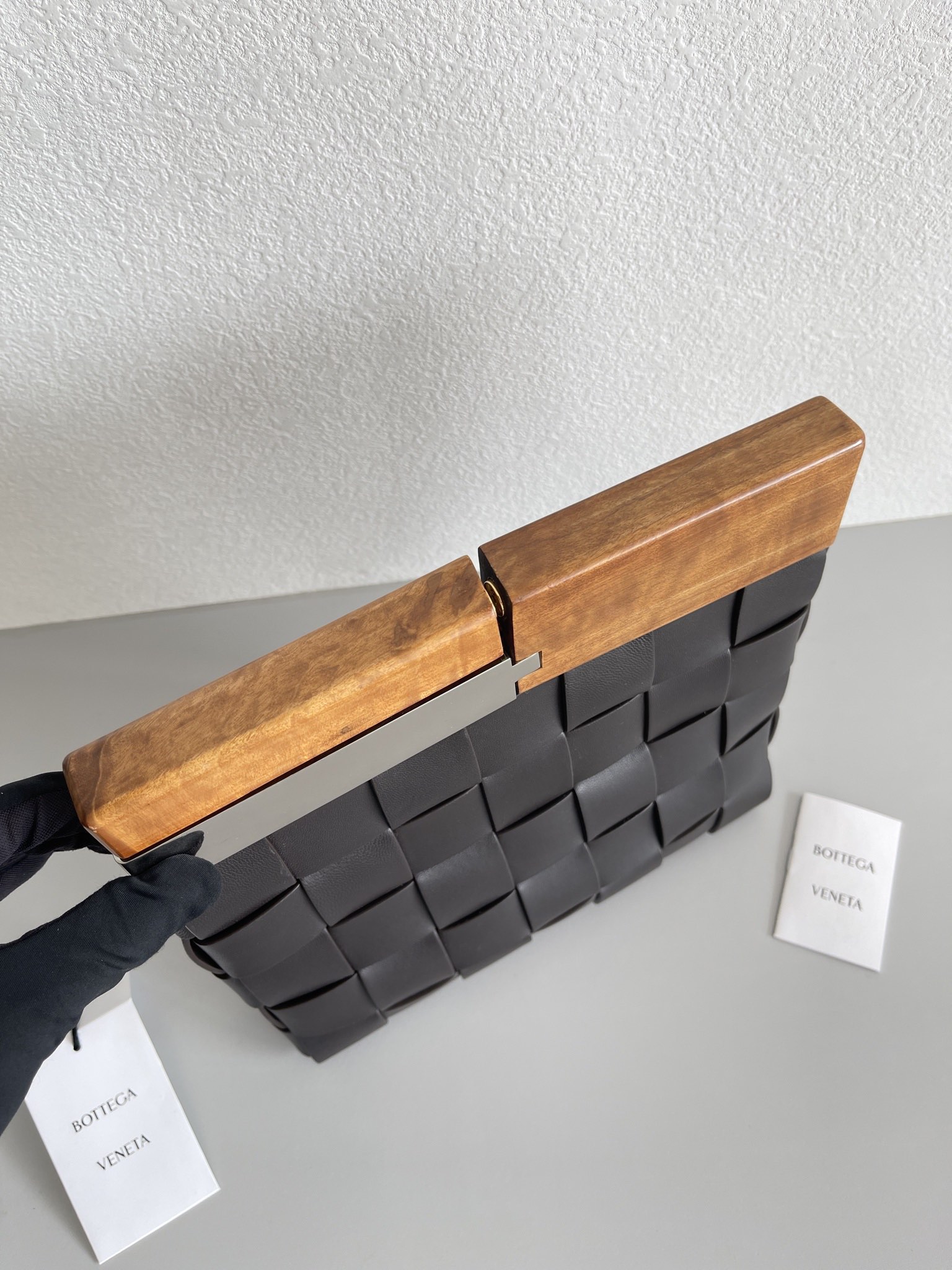 [TOP] Bottega Veneta BV Woven Sheepskin Bag