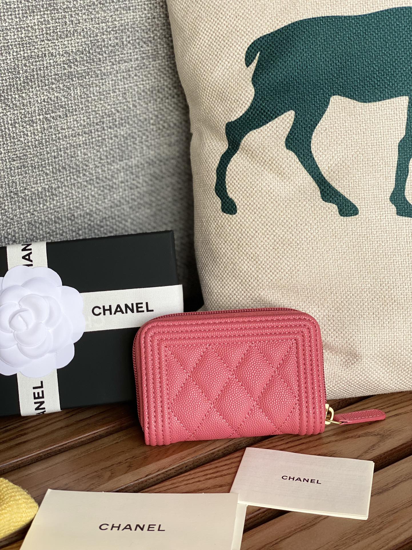 [TOP] CHANEL Wallet 11x7.5cm - 4 Colour