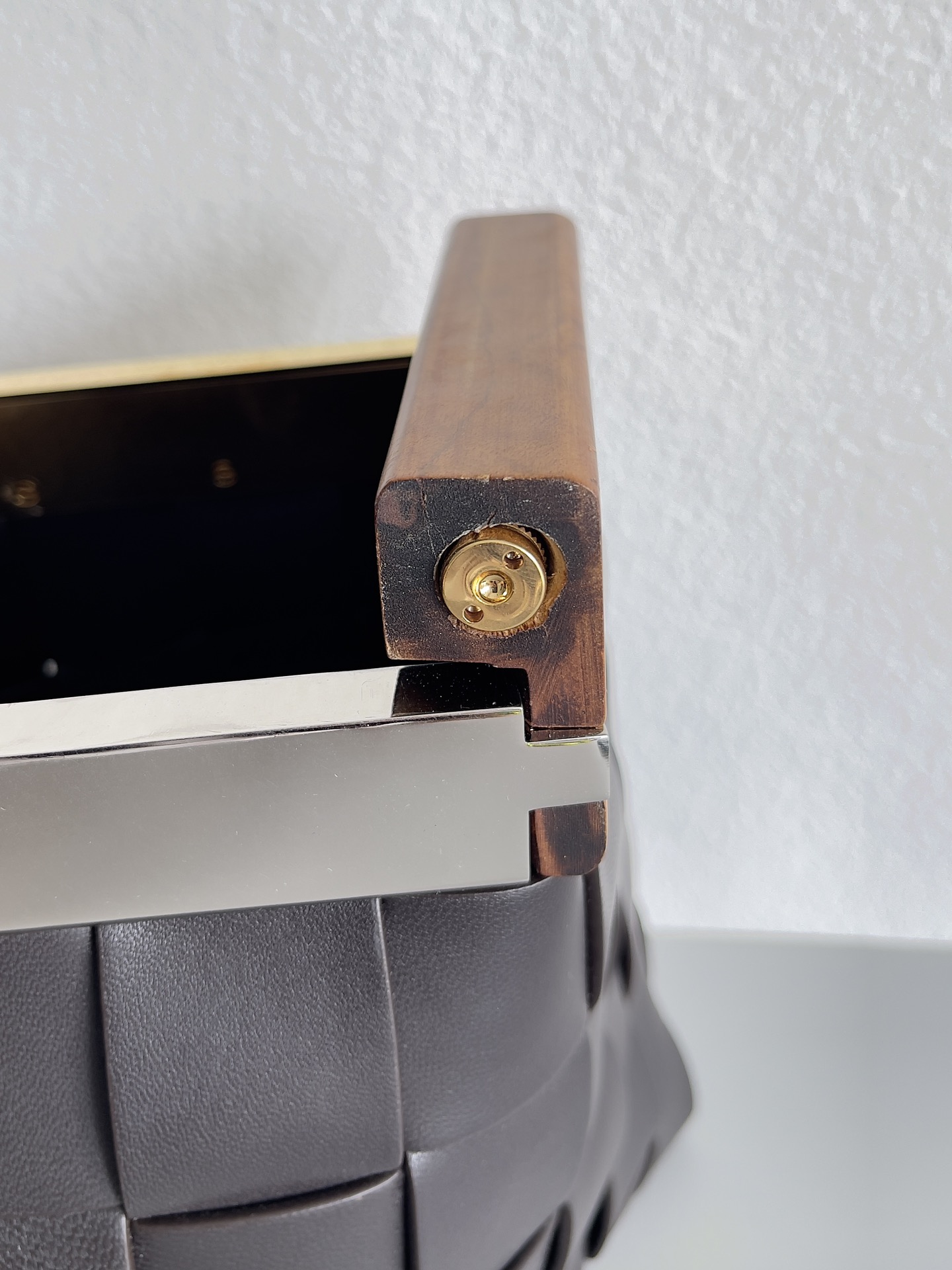 [TOP] Bottega Veneta BV Woven Sheepskin Bag