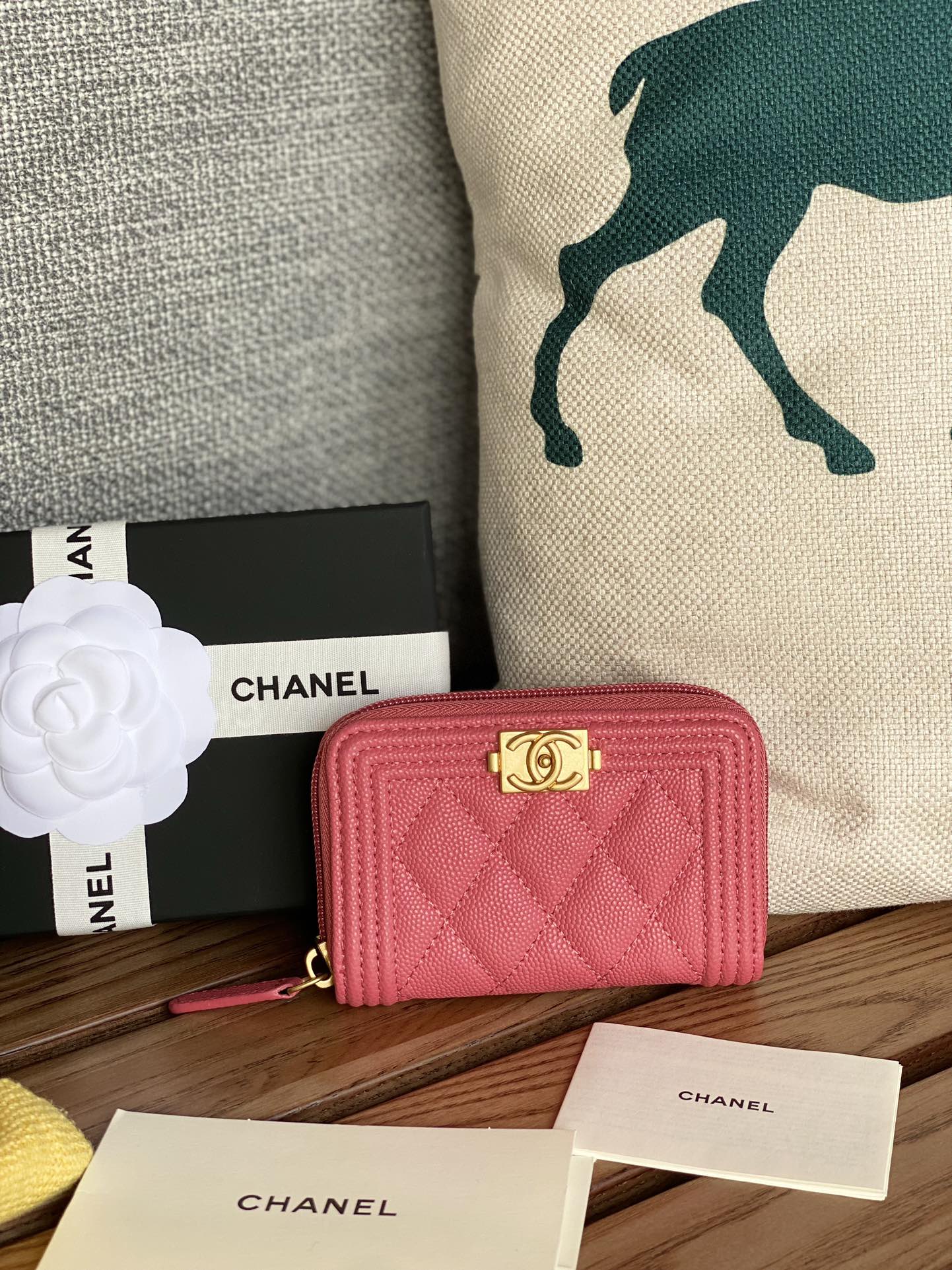 [TOP] CHANEL Wallet 11x7.5cm - 4 Colour