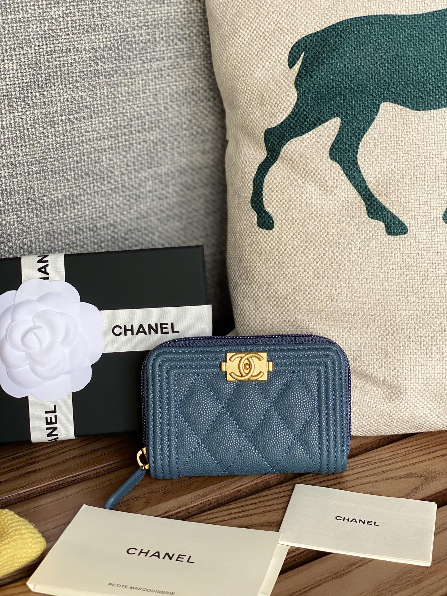[TOP] CHANEL Wallet 11x7.5cm - 4 Colour