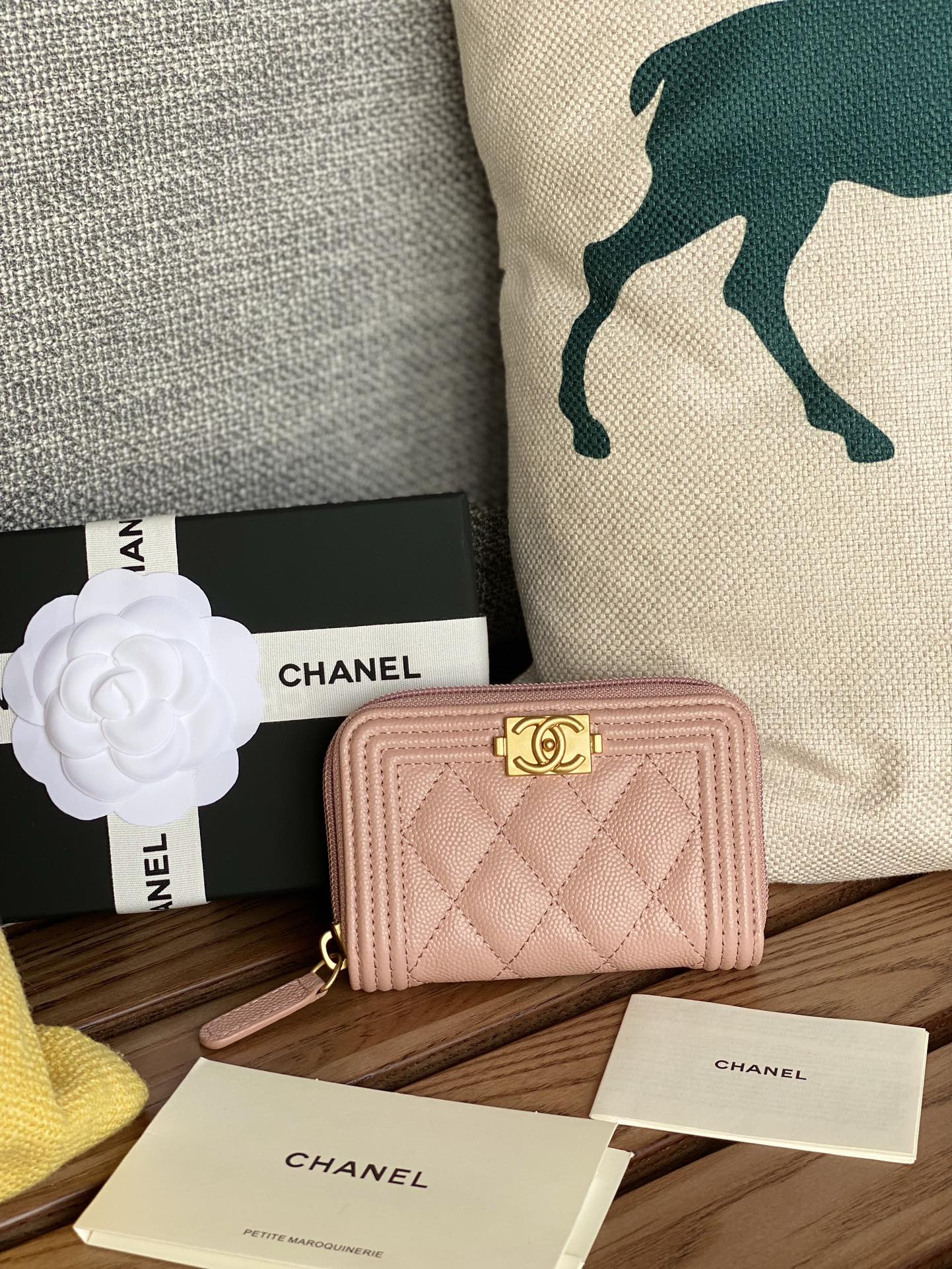 [TOP] CHANEL Wallet 11x7.5cm - 4 Colour