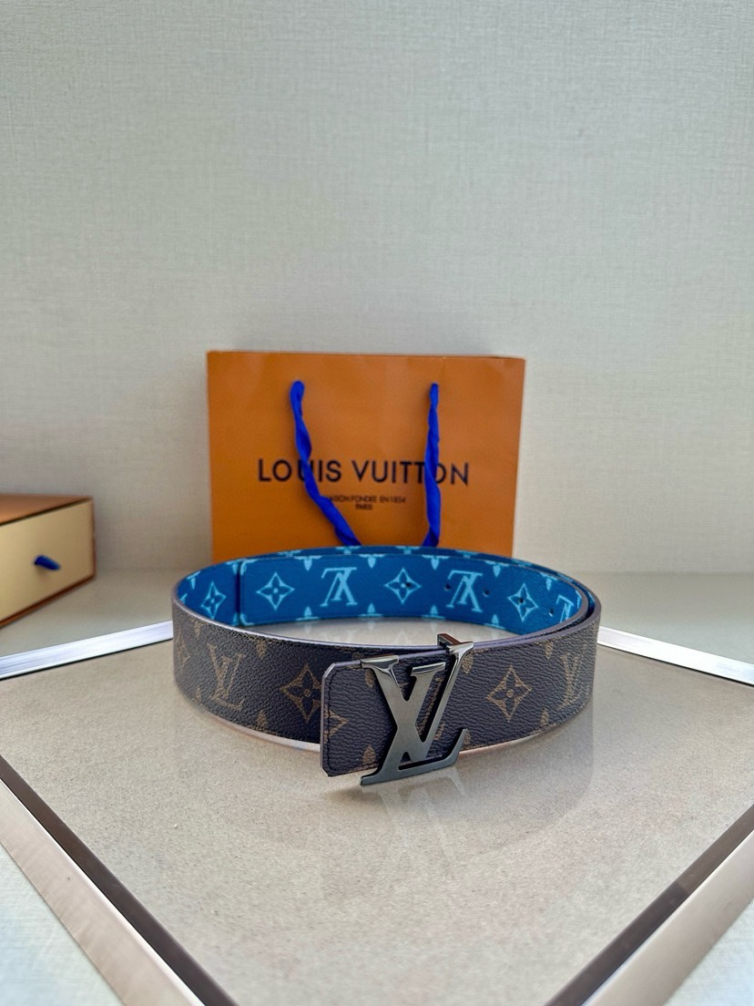 [TOP] Louis Vuitton LV Double Sided Waistband- 4.0CM