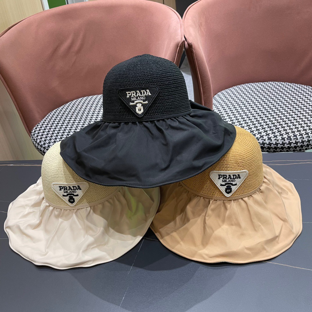 [TOP] PRADA Sunshade Fisherman Hat - 3 Color