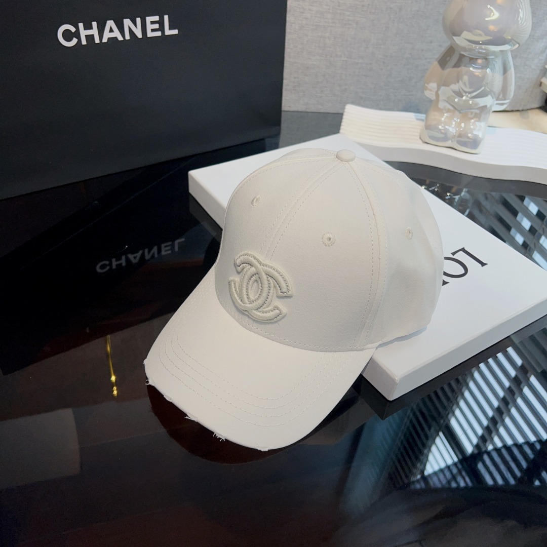 [TOP] CHANEL Classic Versatile Baseball Hats - 2 Colors