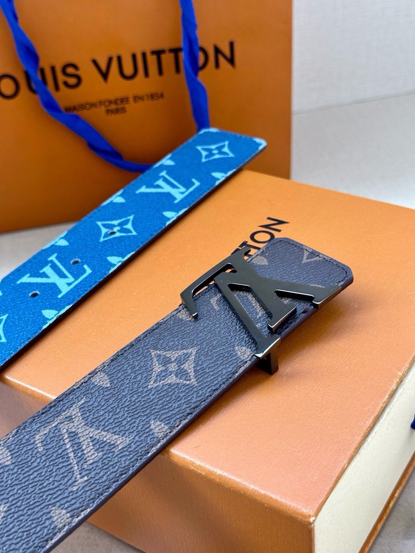 [TOP] Louis Vuitton LV Double Sided Waistband- 4.0CM