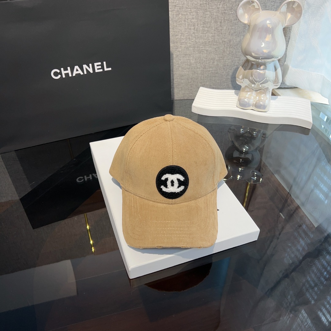 [TOP] CHANEL Classic Baseball Hats - 2 Colors
