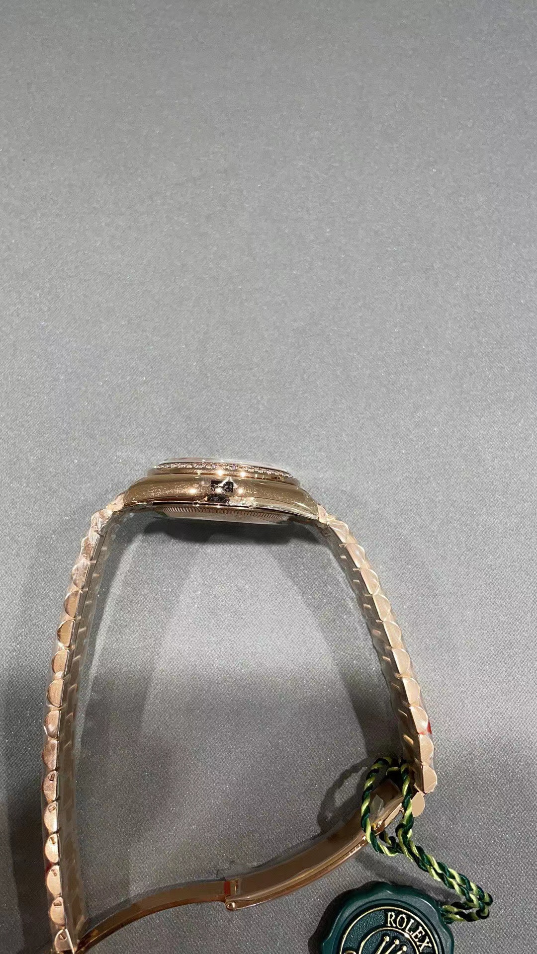 [TOP] ROLEX  White Fritillary Dial Watch 31mm - Rose Gold