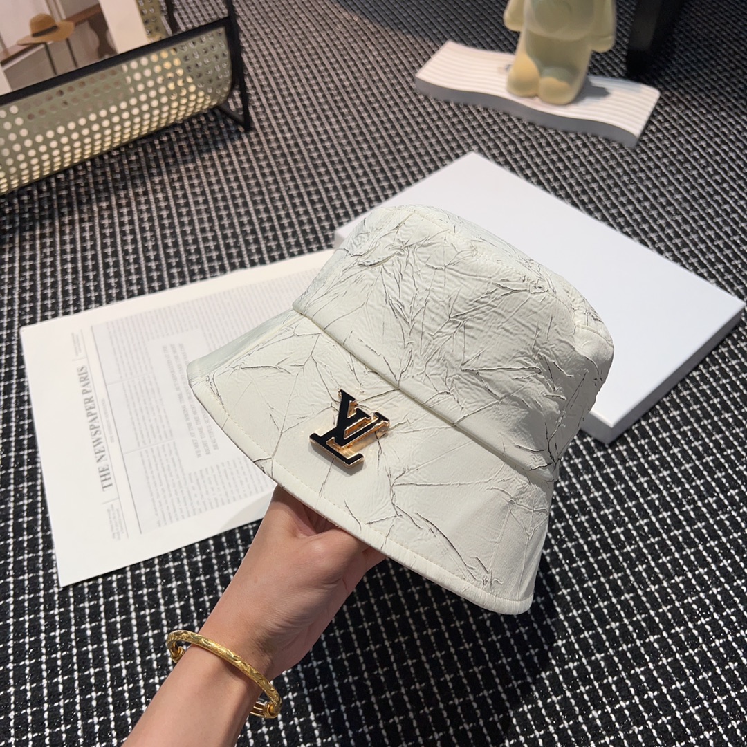 [TOP] Louis Vuitton LV Bucket Cap - 2 Colour