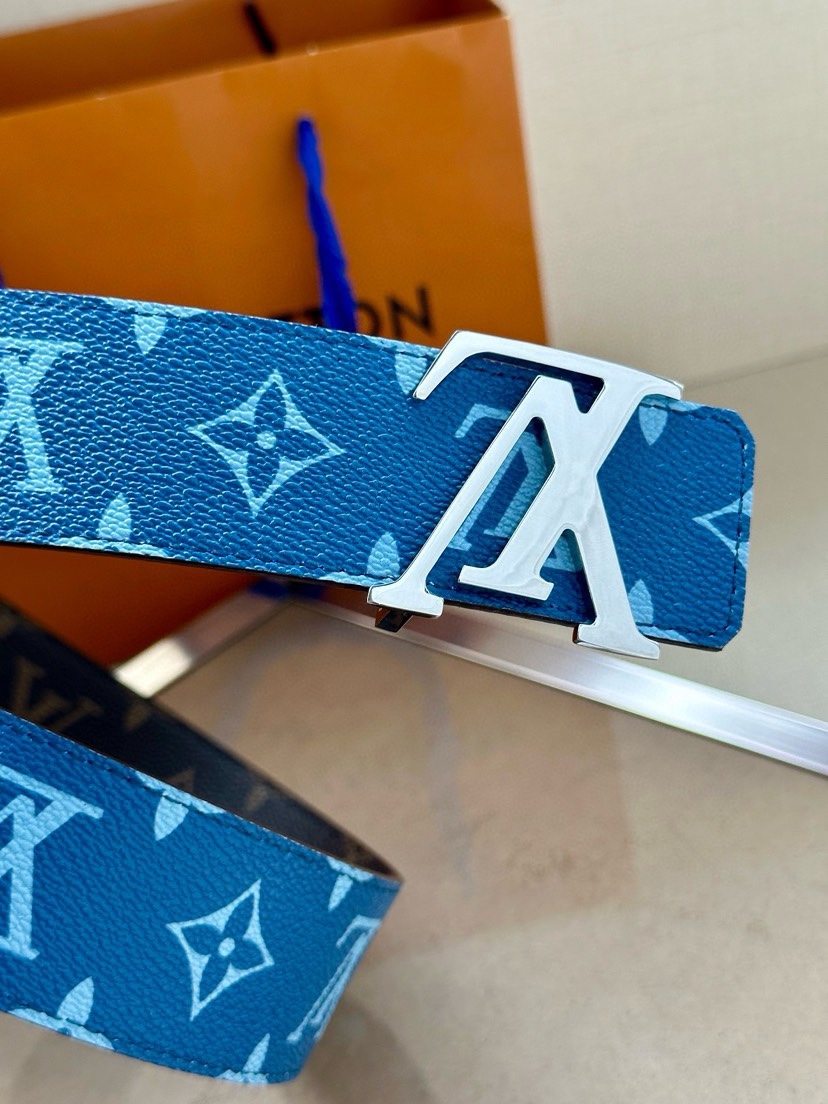 [TOP] Louis Vuitton LV Double Sided Waistband- 4.0CM