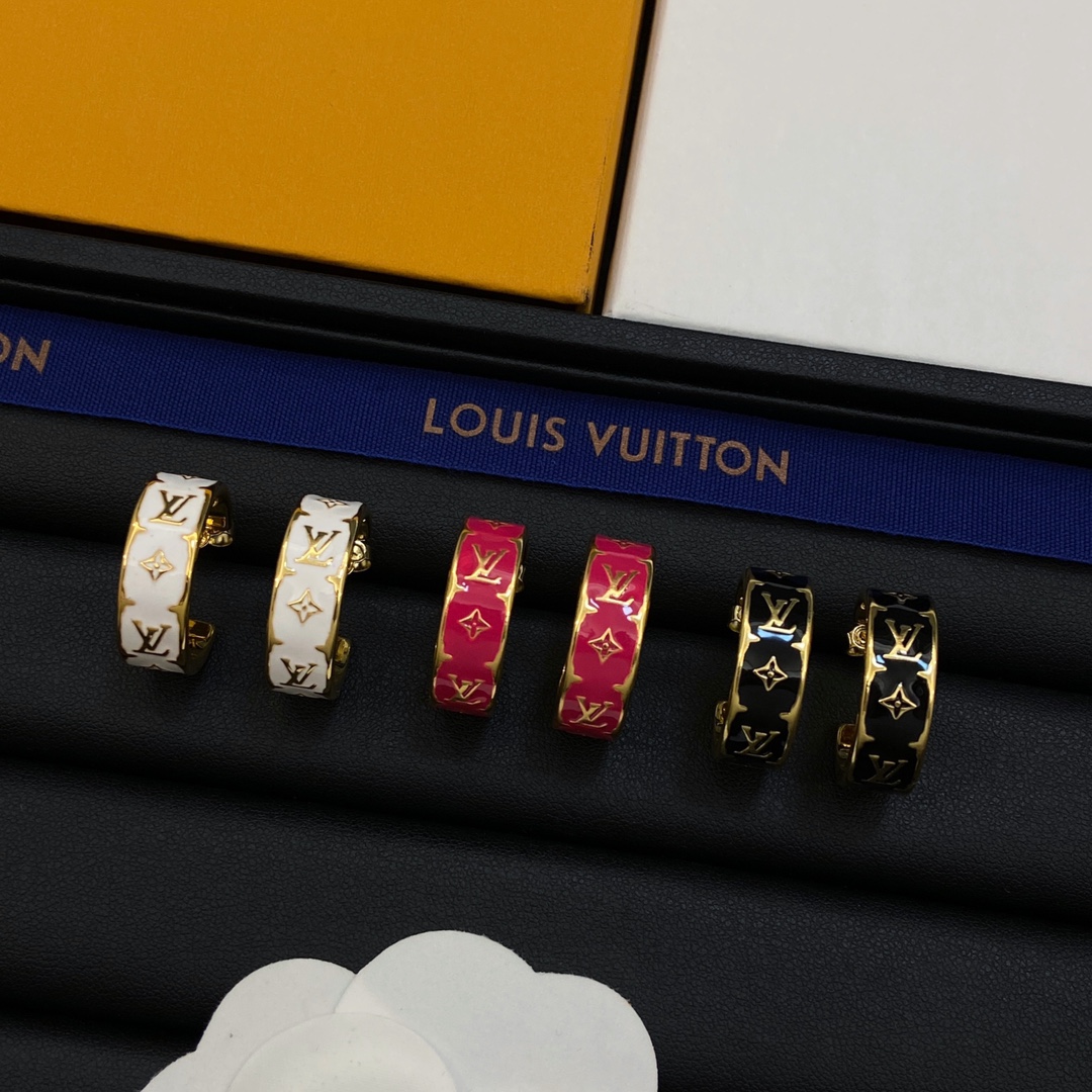 [TOP] Louis Vuitton LV Earrings-3 Colors