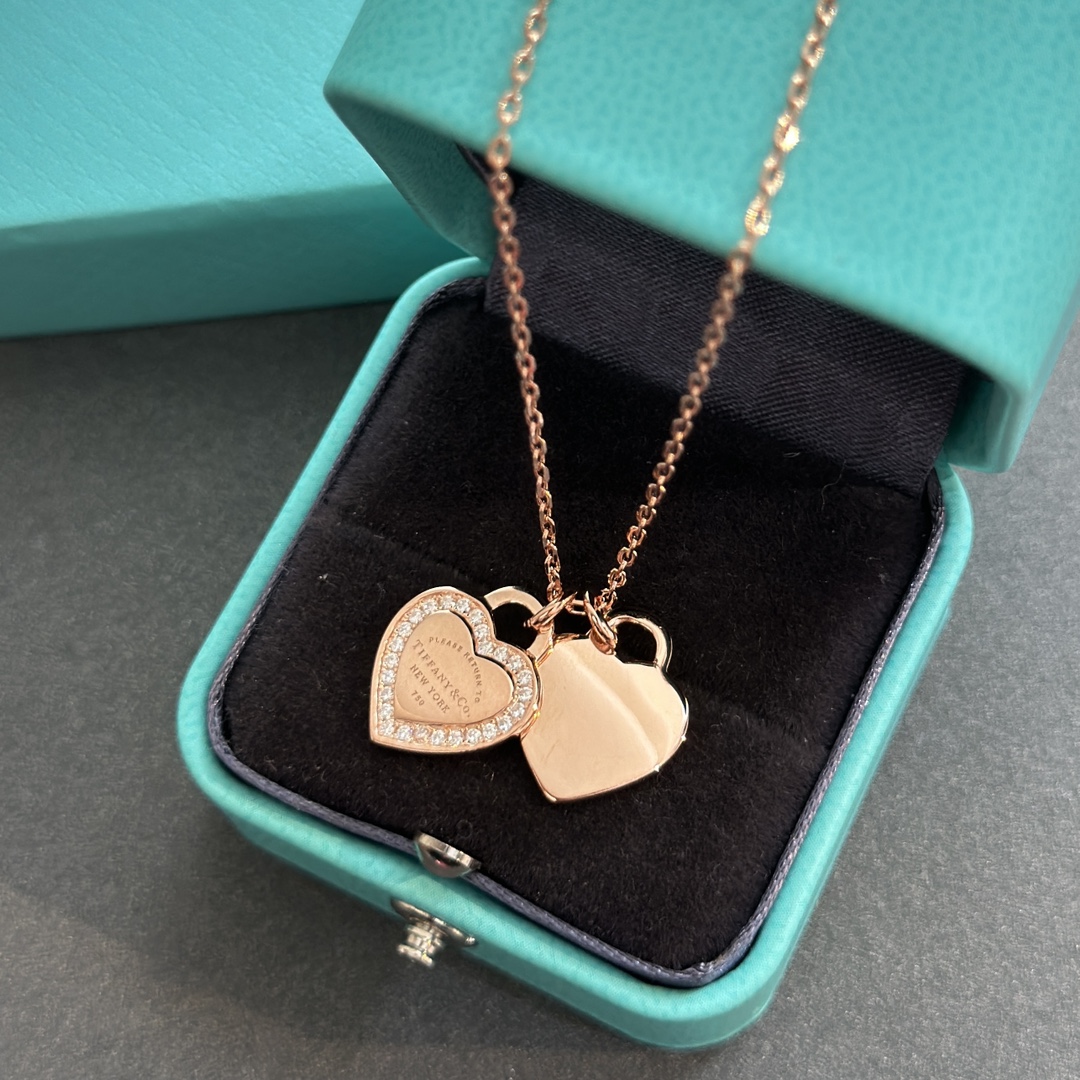 [TOP] Tiffany & Co. Necklace-Rose Gold