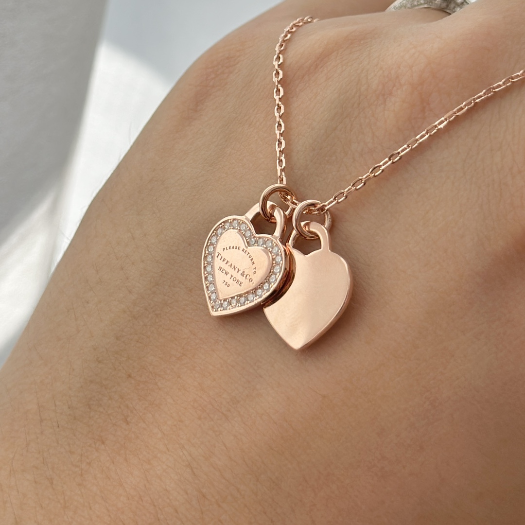 [TOP] Tiffany & Co. Necklace-Rose Gold