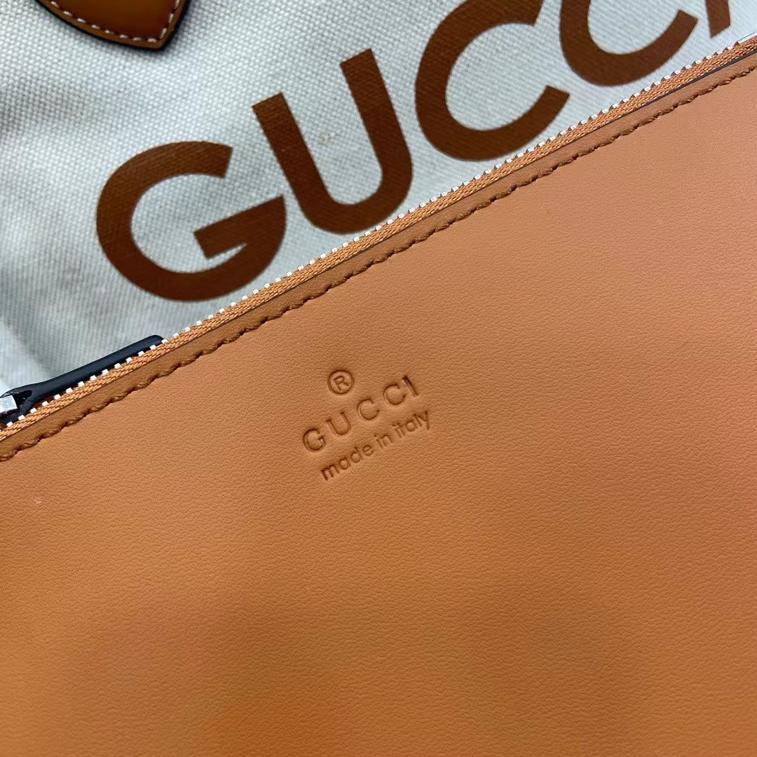 [TOP] GUCCI Tote Bag 28×19.5×12cm- White