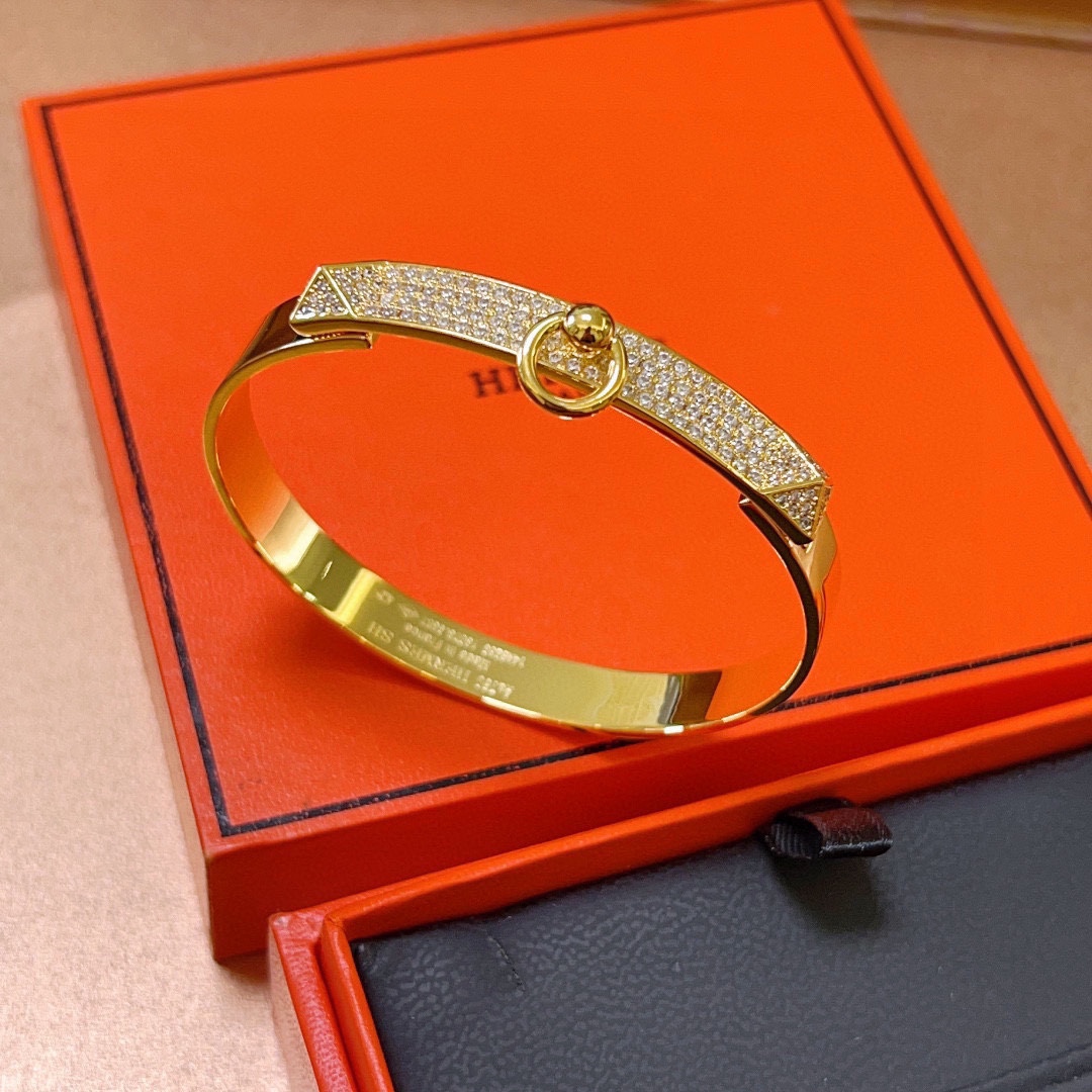 [TOP] HERMES Bracelet-Gold