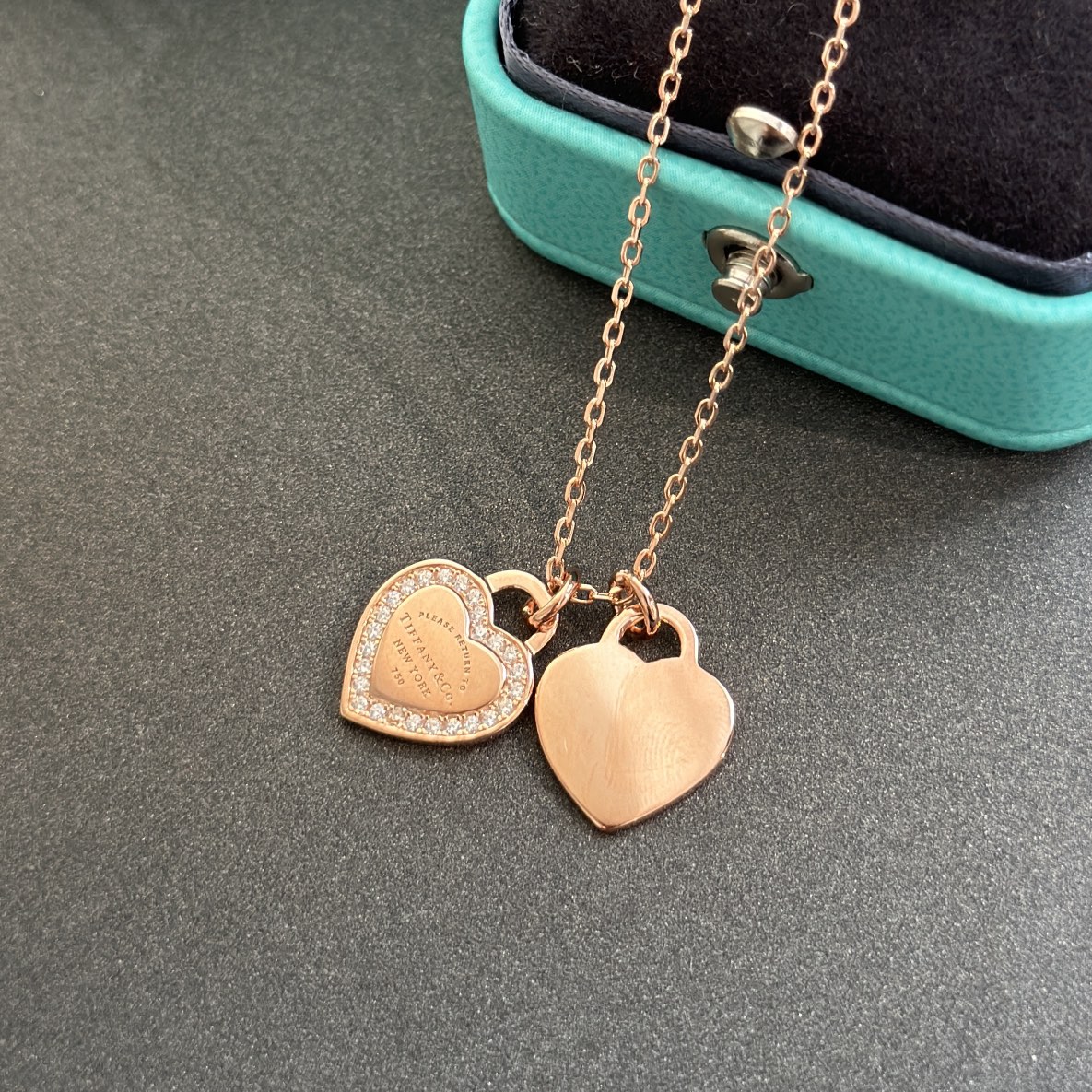 [TOP] Tiffany & Co. Necklace-Rose Gold