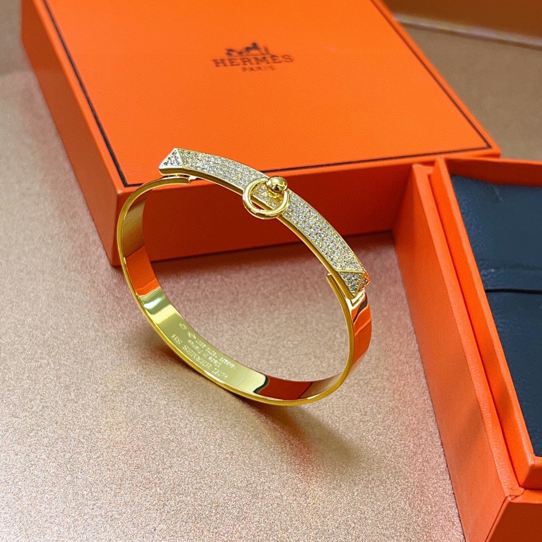 [TOP] HERMES Bracelet-Gold