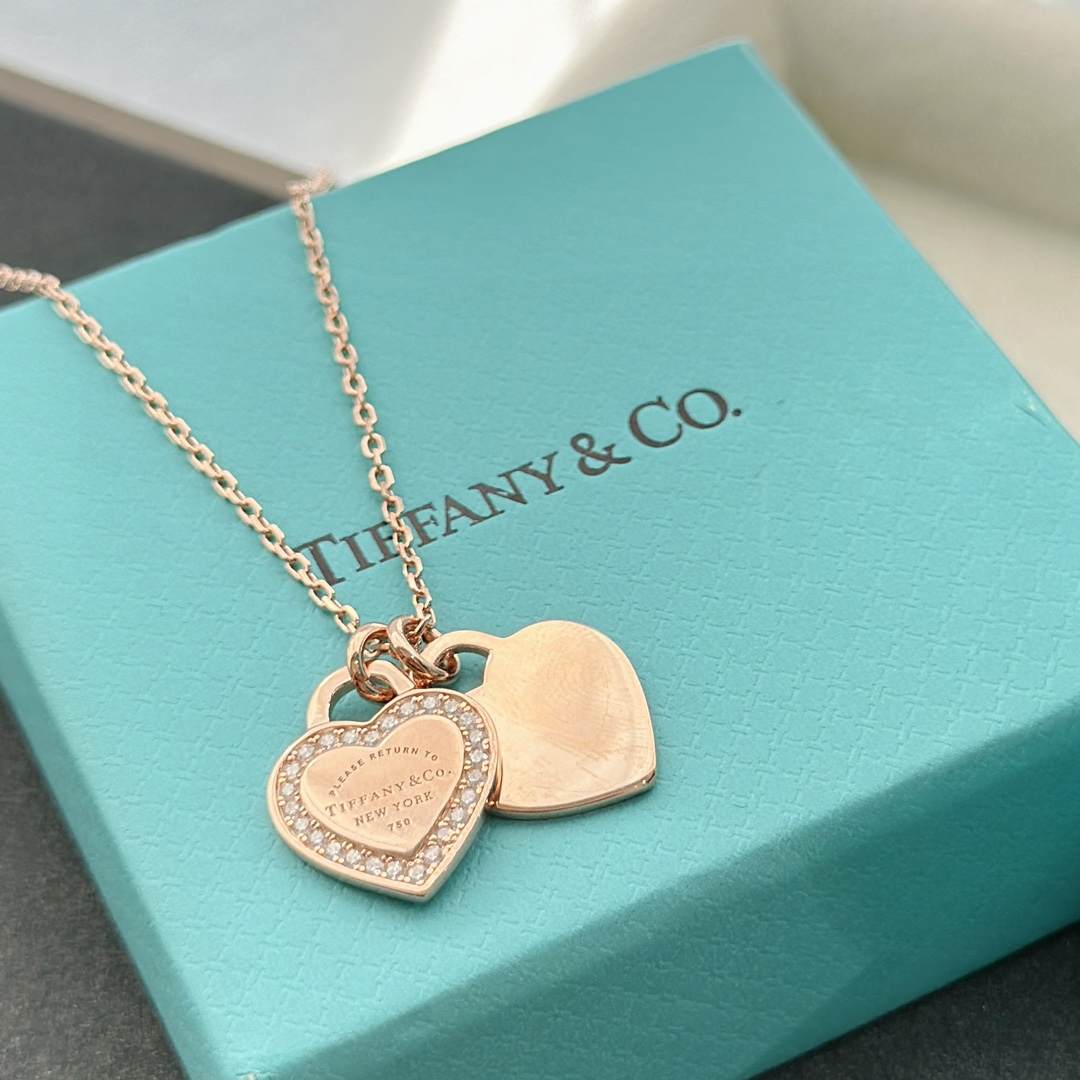 [TOP] Tiffany & Co. Necklace-Rose Gold