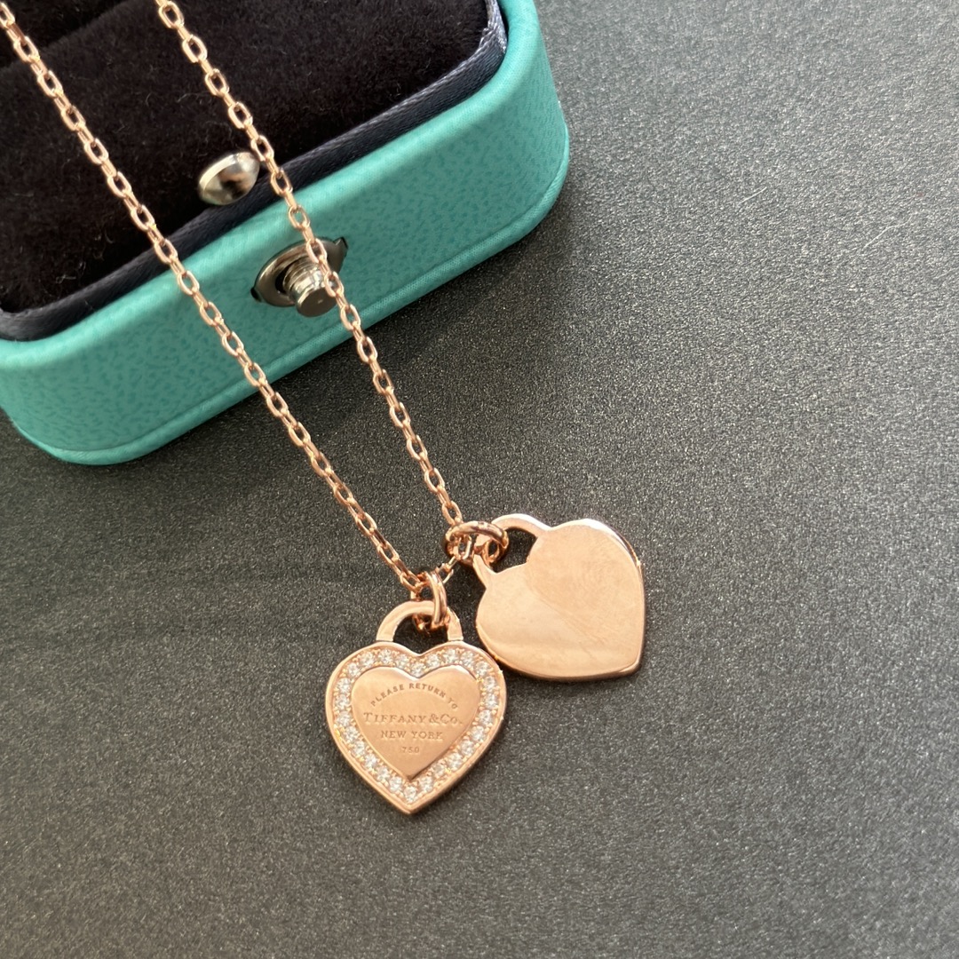 [TOP] Tiffany & Co. Necklace-Rose Gold