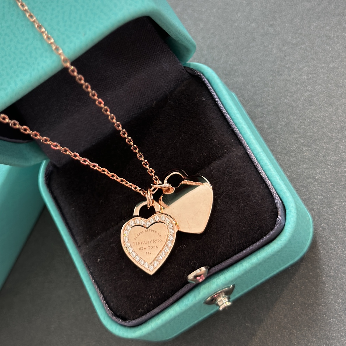 [TOP] Tiffany & Co. Necklace-Rose Gold