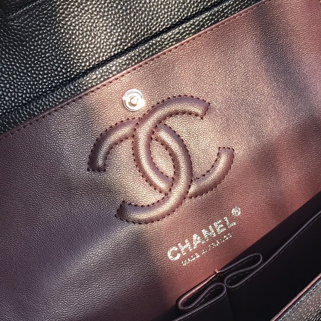 [TOP] CHANEL Handle Flap Bag Small Size 23 x 14 x 7 cm- Black