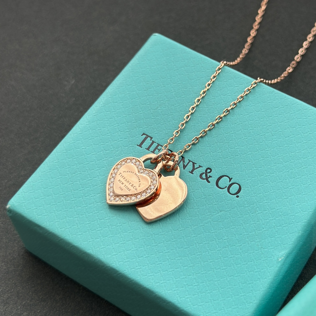 [TOP] Tiffany & Co. Necklace-Rose Gold