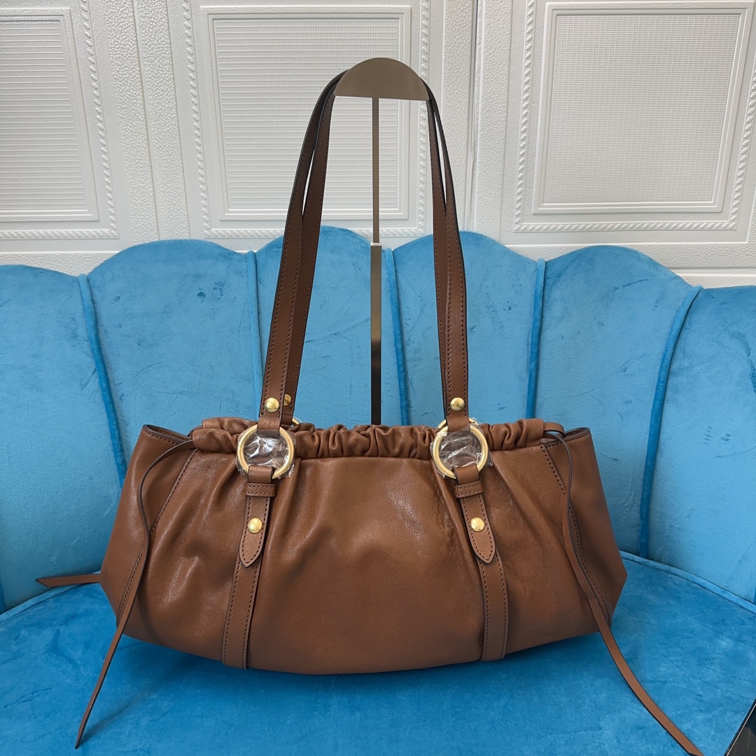 [TOP] Miu Miu Underarm Dumpling Buns 44x16x10.5cm - 2 Colour