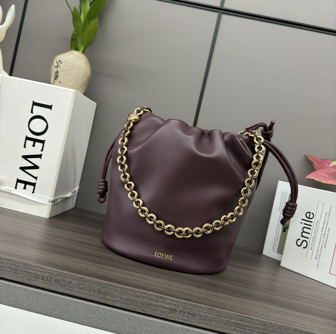 [TOP] LOEWE Sheepskin Flamenco Bags 32×17× 24 CM-4 Colors