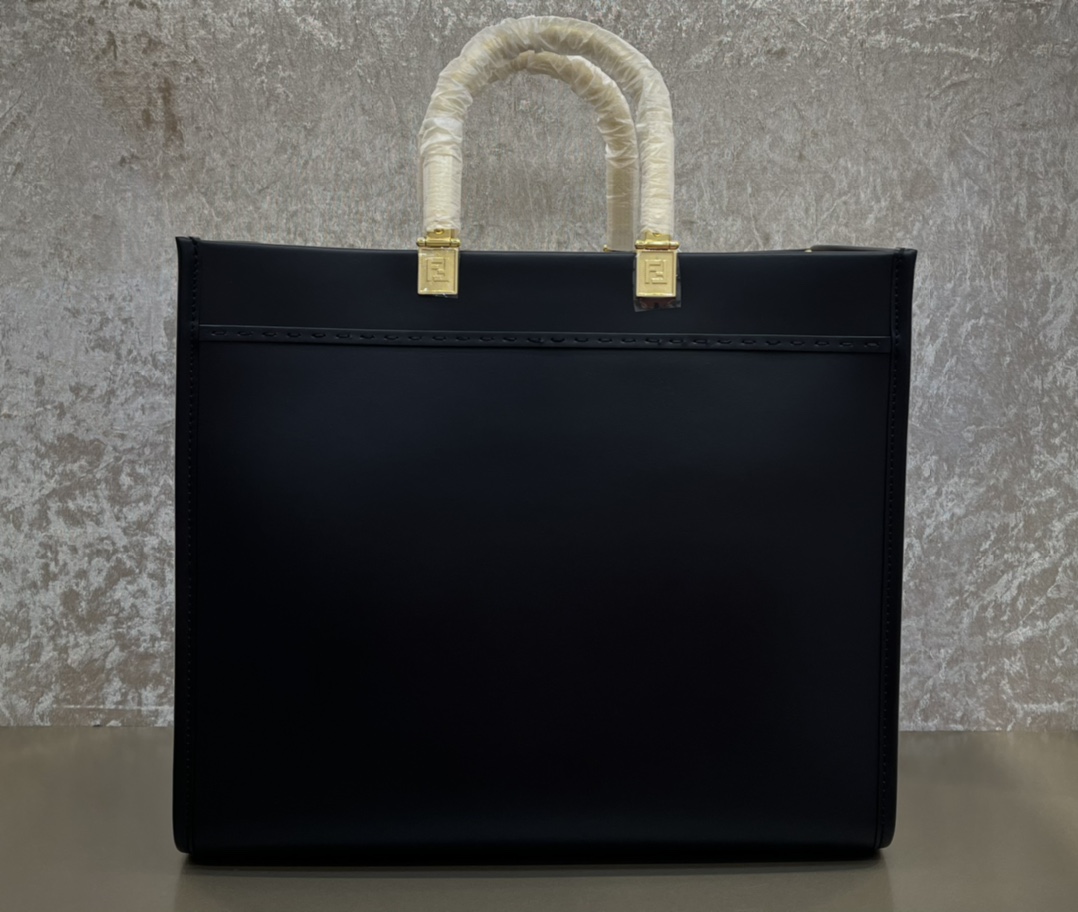 [TOP] FENDI x VERSACE Sunshine Bag 35x17x31cm - Black